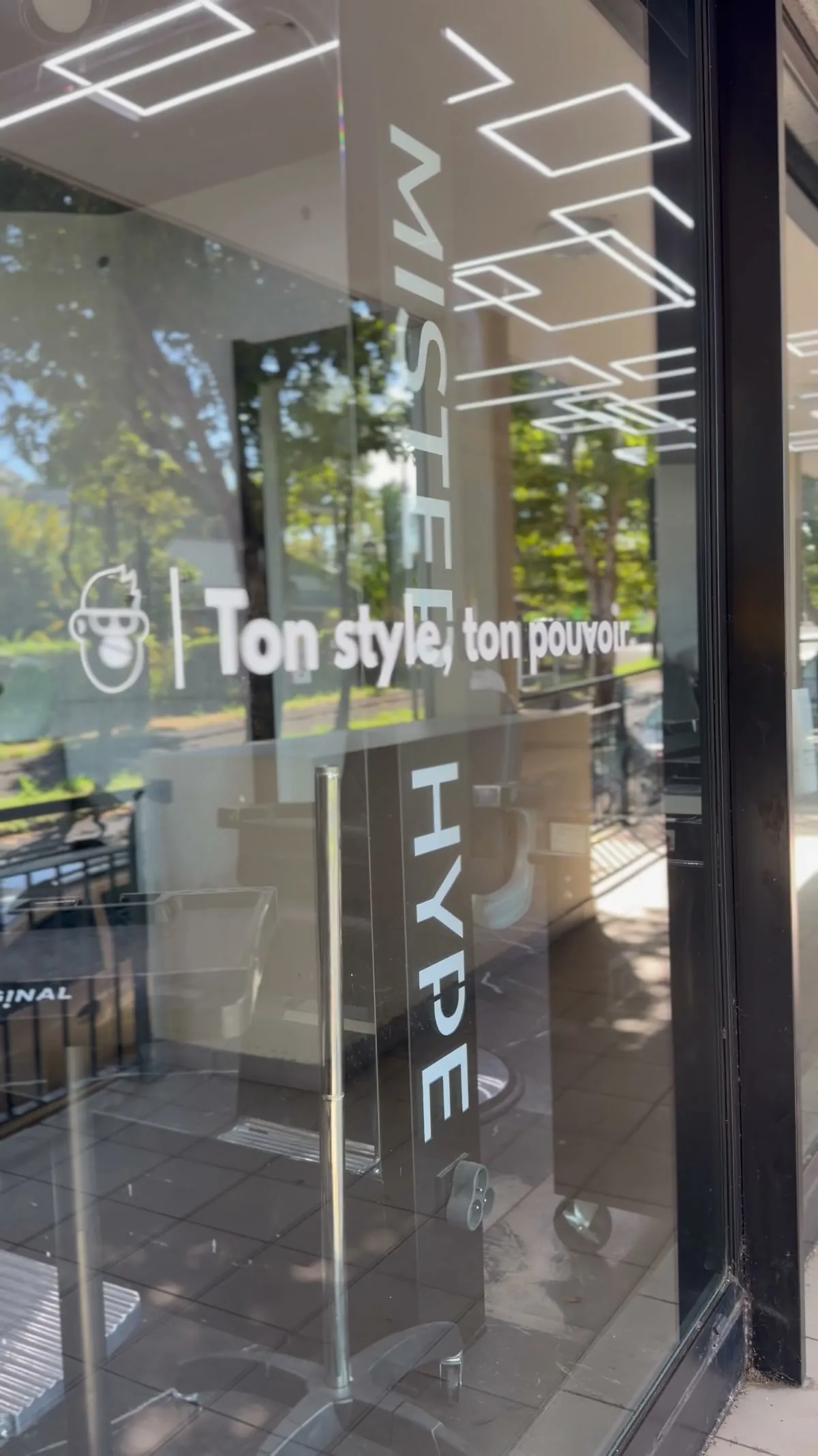 Vitrine Mister Hype — Ton style, ton pouvoir